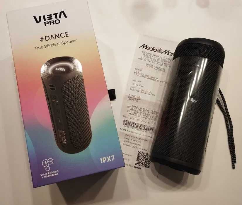 Coluna Bluetooth 25W "Vieta Pro #DANCE" NOVA