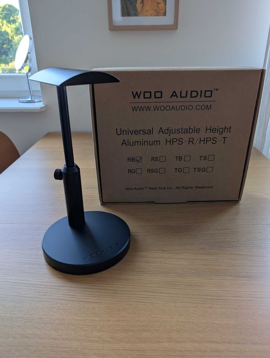 Woo Audio HPS-R uniwersalny stojak na słuchawki pojedynczy