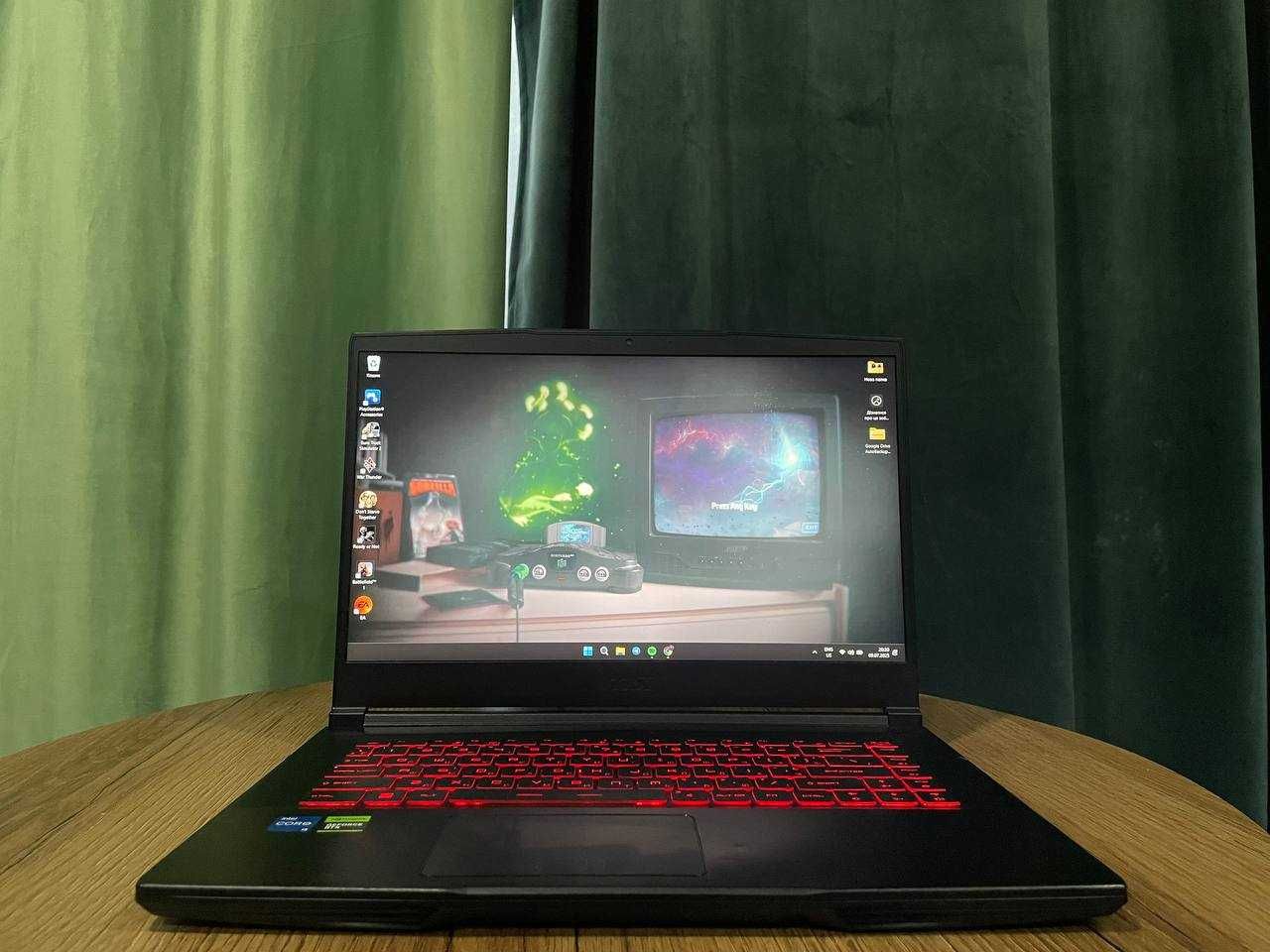 Ігровий ноутбук MSI GF63 Thin з RTX 3050, i5-12450H, 16 ГБ ОЗУ та SSD