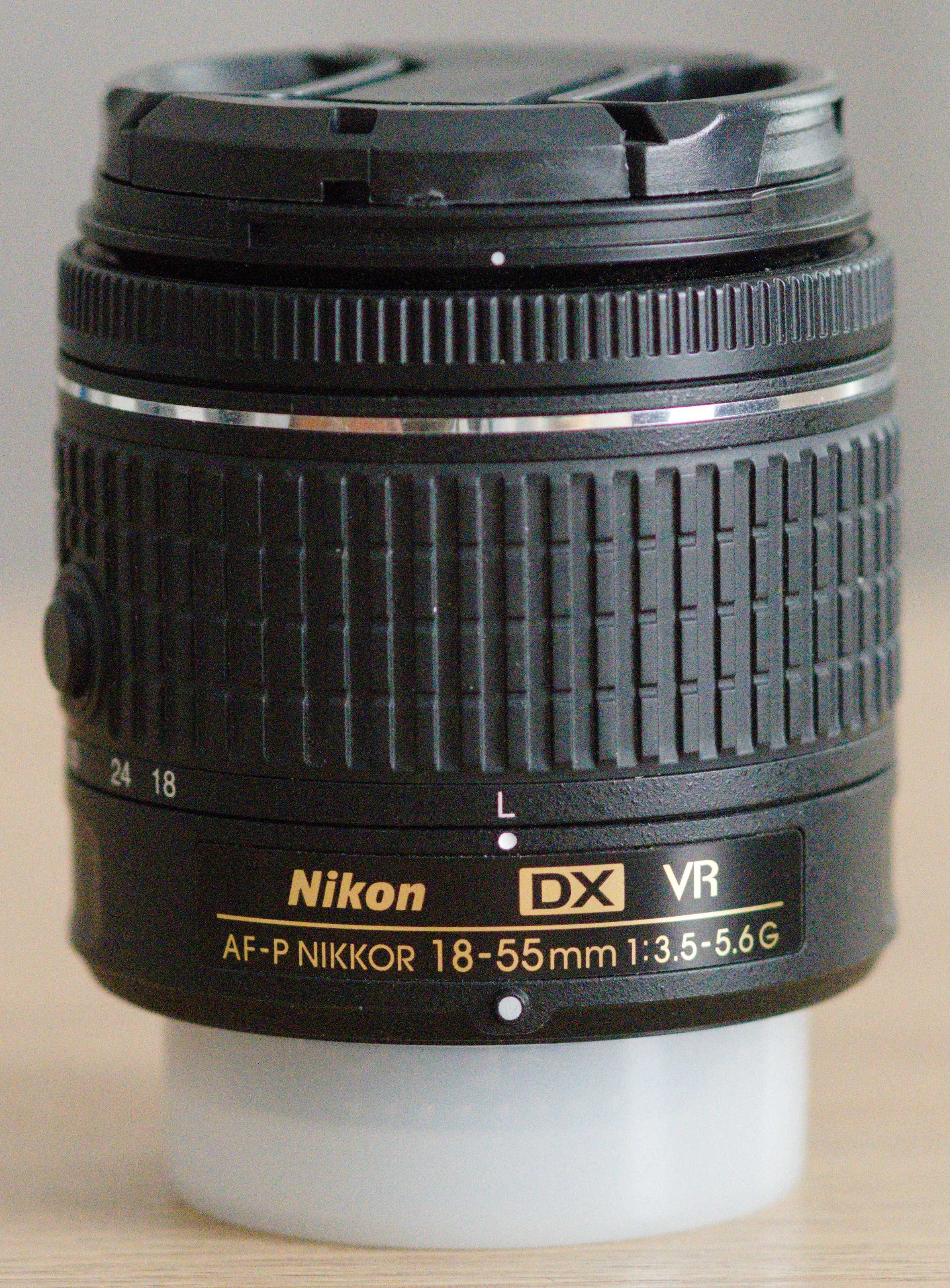 Nikon DX VR AF-P Nikkor 18-55mm 1: 3.5-5.6G, mocowanie nikon F