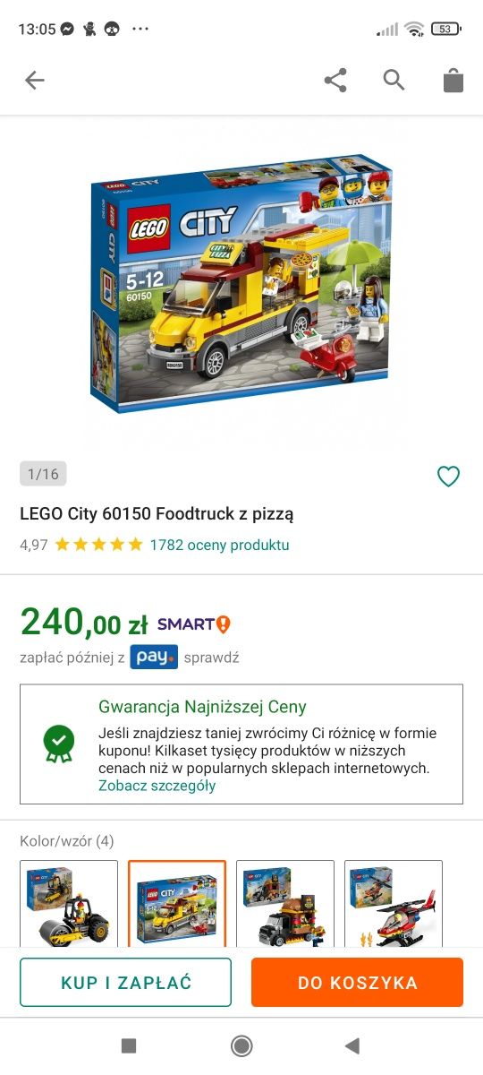 LEGO City 60150 pizzeria