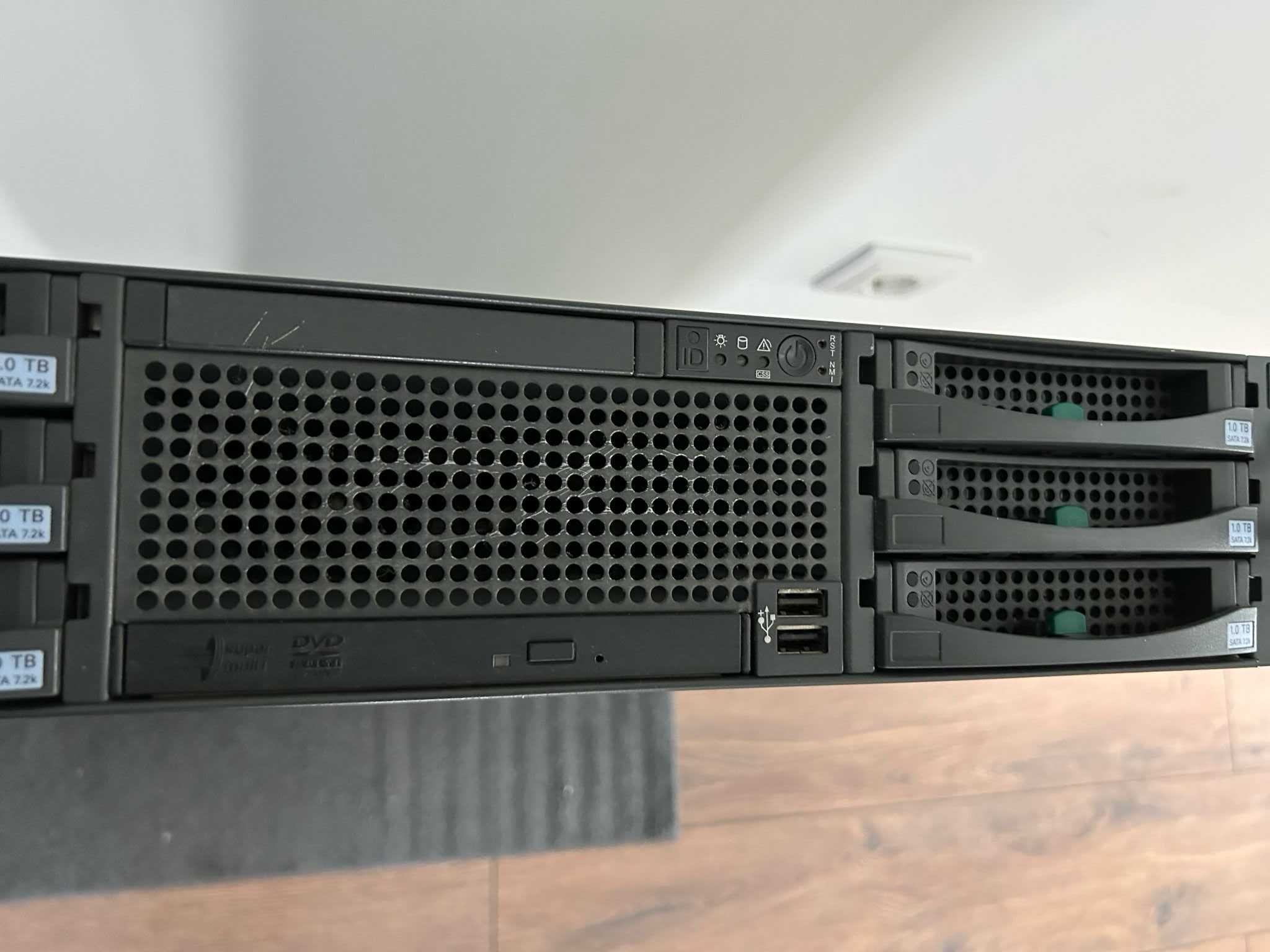 Servidor Fujitsu Siemens Primergy RX300 S4 | 6 discos 1TB, 2 Xeon Quad