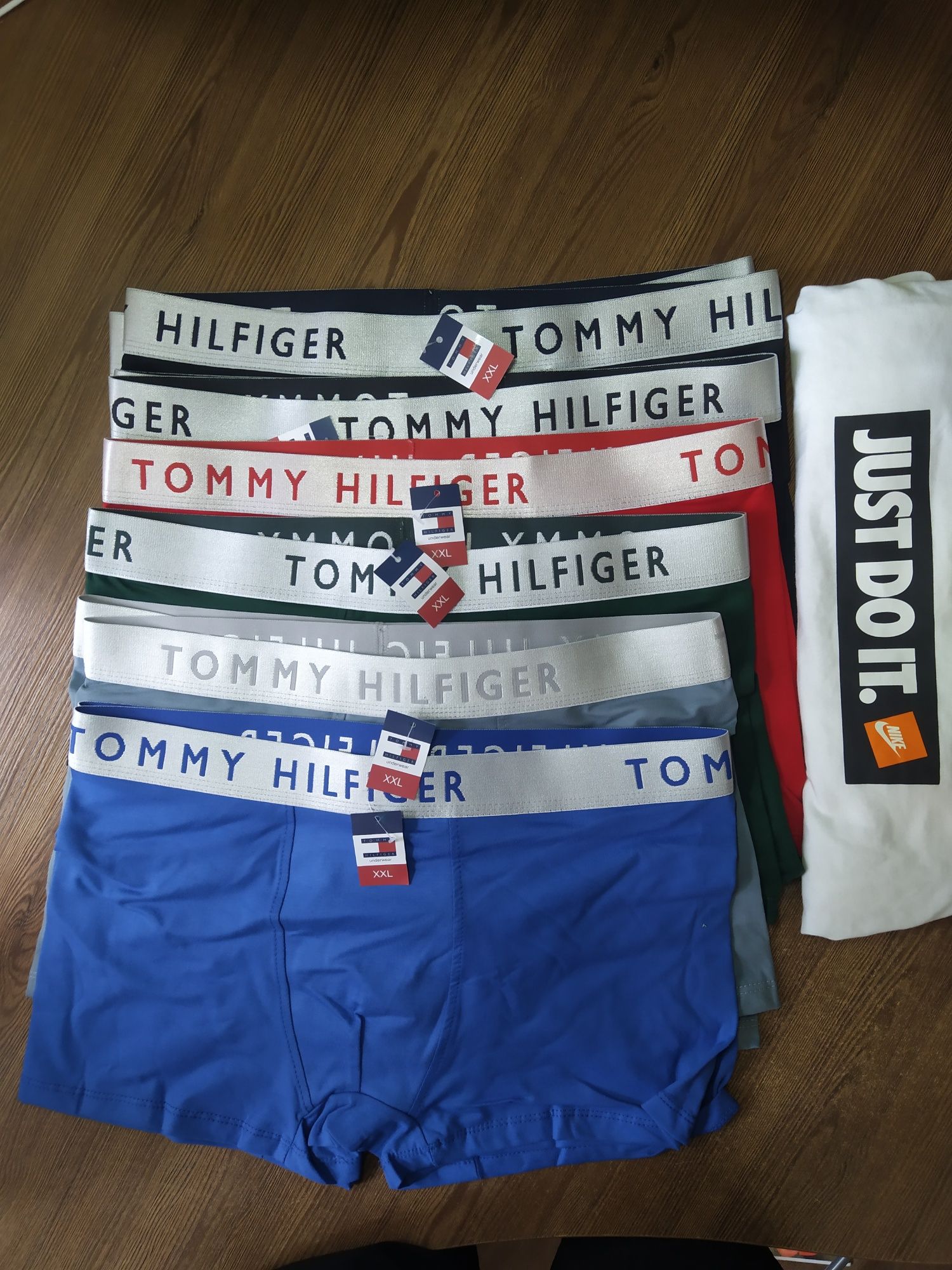Труси Tommy Hilfiger|Труси боксери чоловічі ТН ТН-04 люкс різні кольор