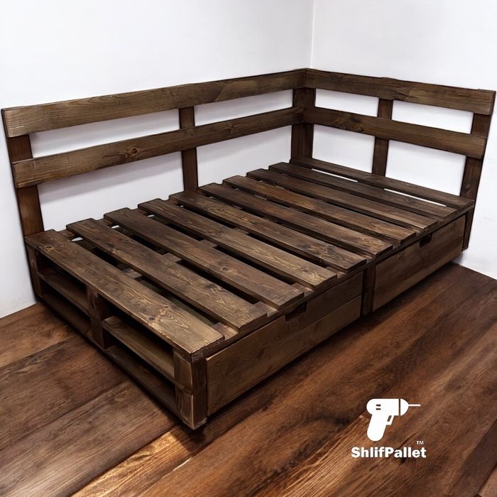 Ліжко/кровать в стилі піддонів loft