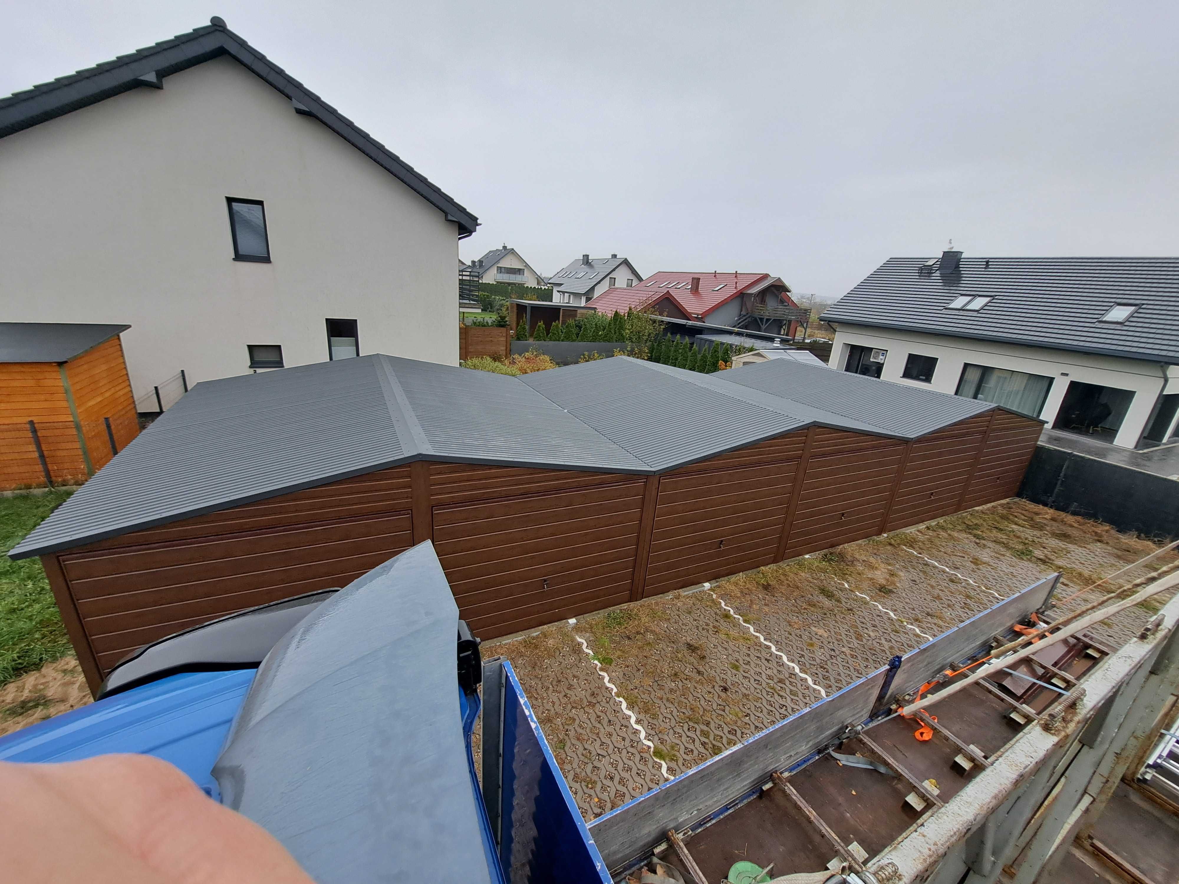 Producent garaży blaszanych wzmacnianych, każdy wymiar, cały Polska