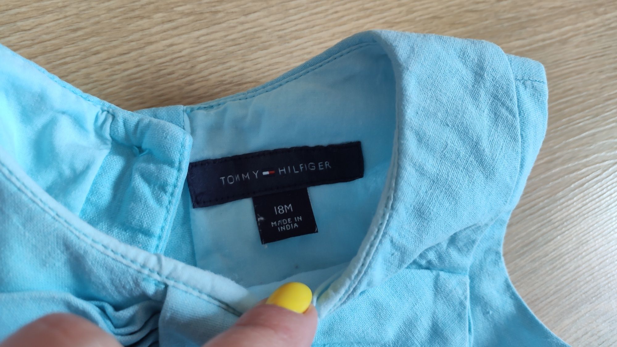 Sukienka dziewczęca Tommy Hilfiger 18m