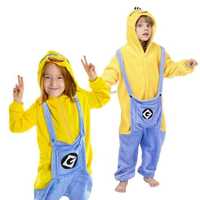 Piżama Onesie Kigurumi Kostium Przebranie Minionek Dzieci 125-135cm