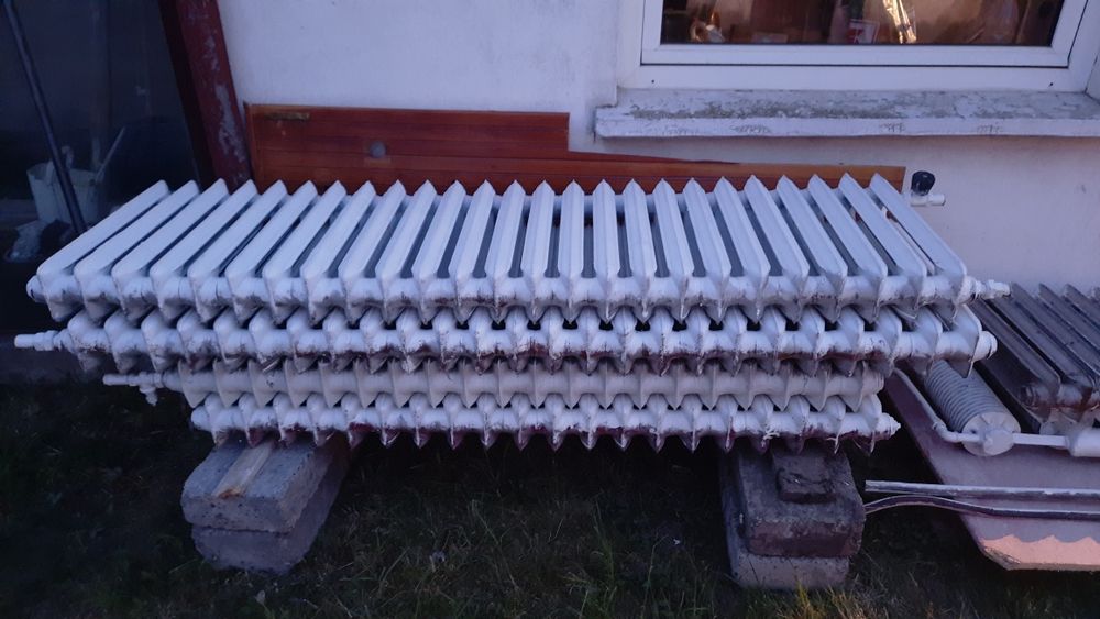 Kaloryfer żeliwny, 25 i 20 żebrowy