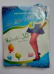 Rajstopy welurki 3d niebieskie Sela r 116-128