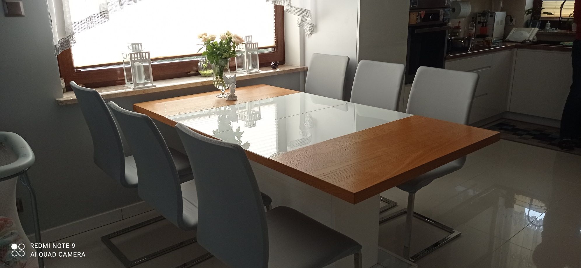Stół modern firmy paged +6 krzeseł firmy paged
