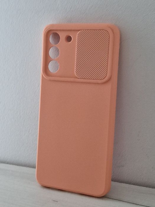 Camshield Soft do Samsung Galaxy S21 FE Łososiowy
