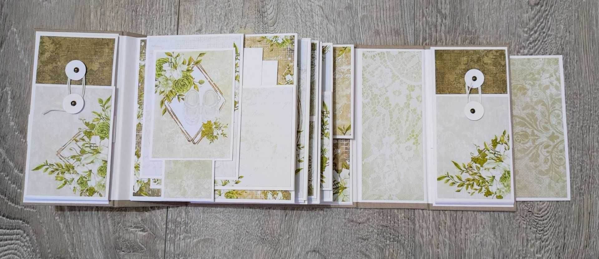 Album na zdjęcia Chrzest Święty, rękodzieło scrapbooking