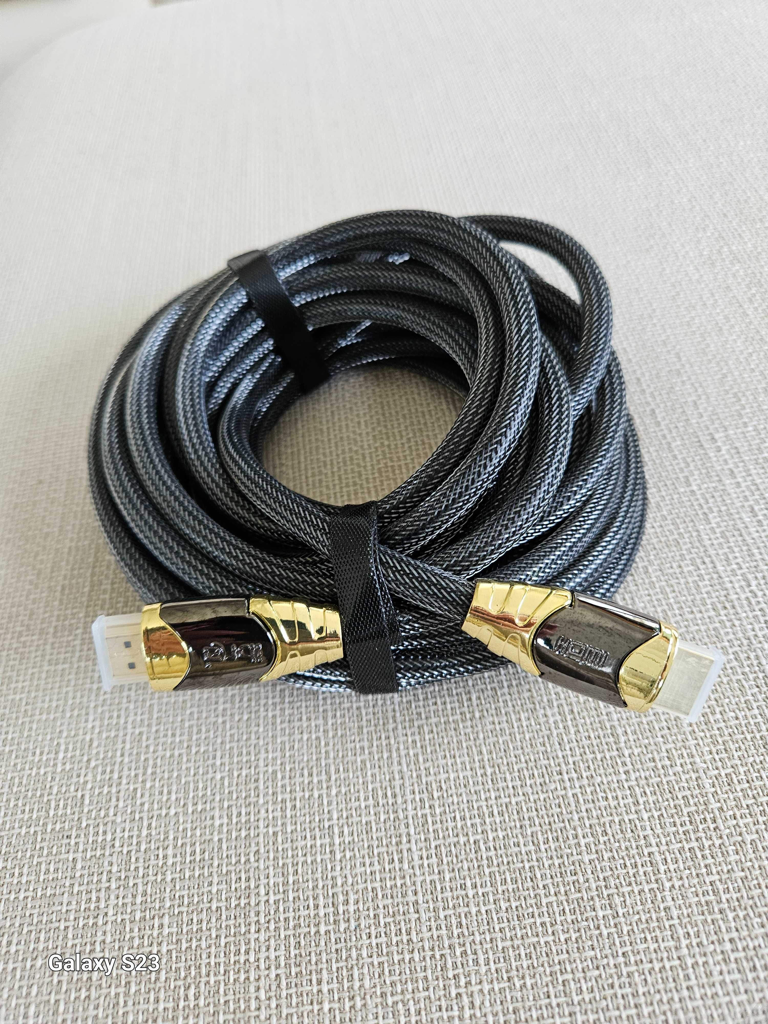 Cabo HDMI 4K, comprimento 6,85 m.