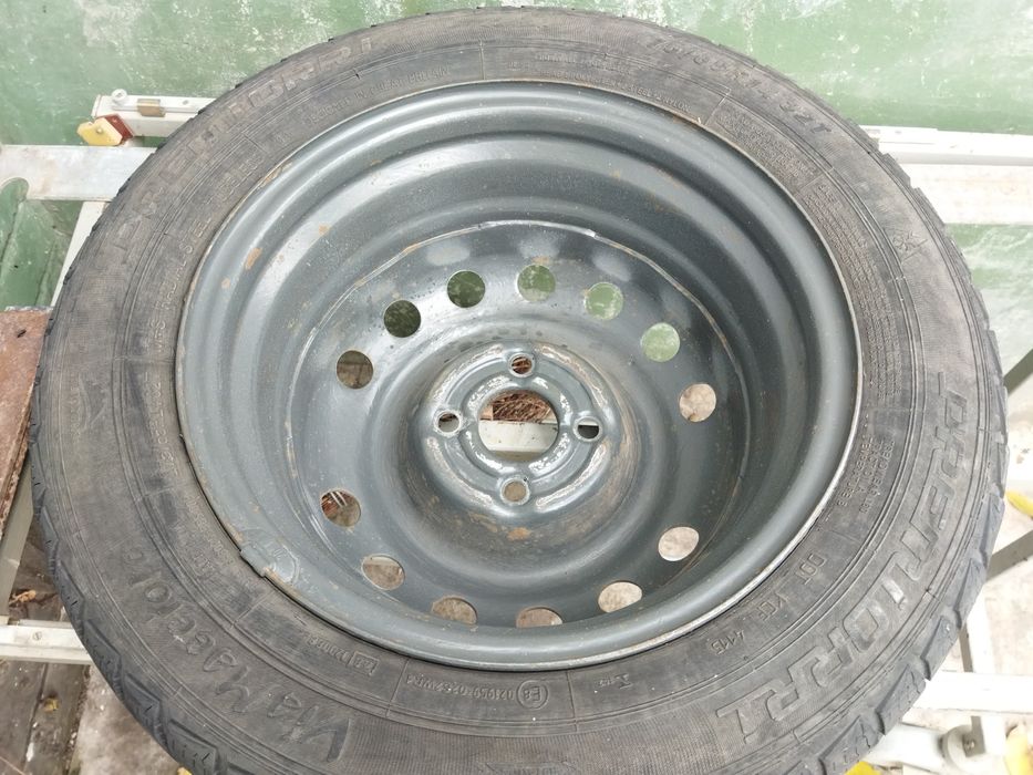 Диск R14 4x100  Ланос  с шиной