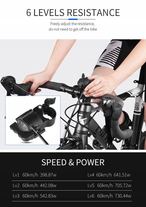 Trenażer magnetyczny rowerowy treningowy DEUTER MT-04