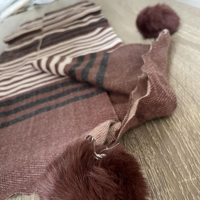 SWAT PANY Damski Szal Pashmina - Brązowy