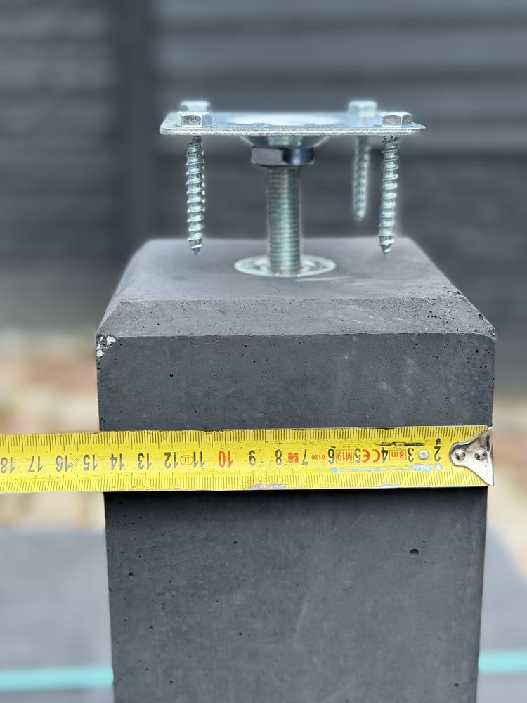 Stopa Betonowa pod Zadaszenie / Pergola / Lampy / Taras itp