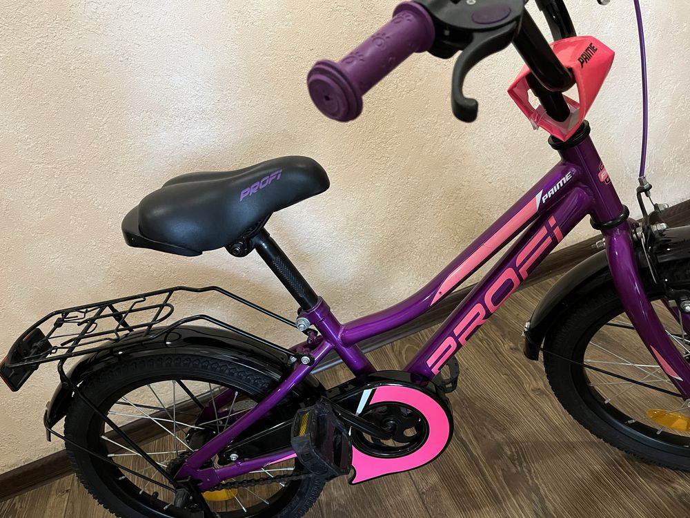 Велосипед для девочки 4-6 лет Детский велосипед 16