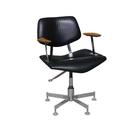 Cadeira de escritório Vermund Larsen em couro | Móveis Design Nórdico