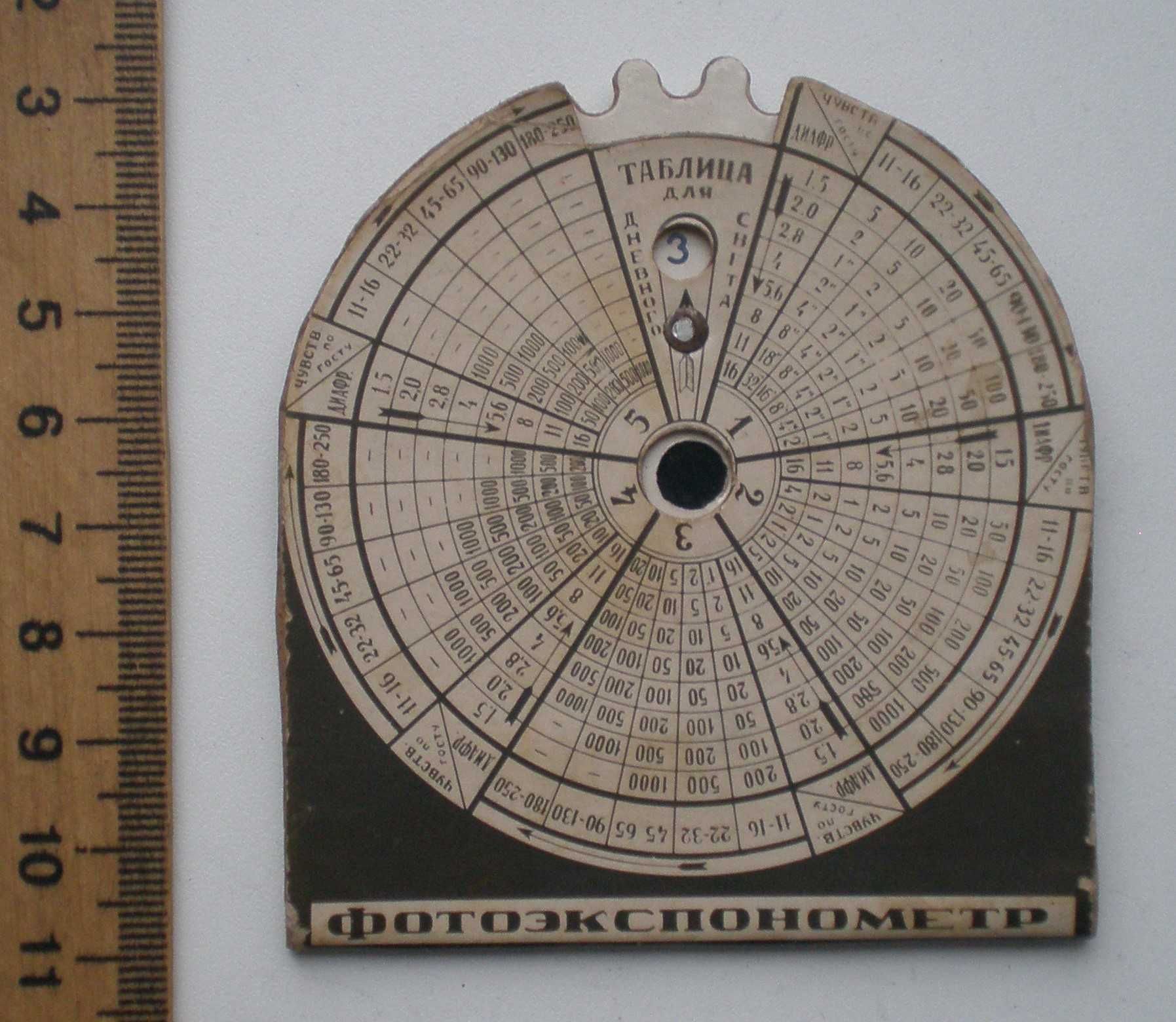Фотоэкспонометры винтажные
