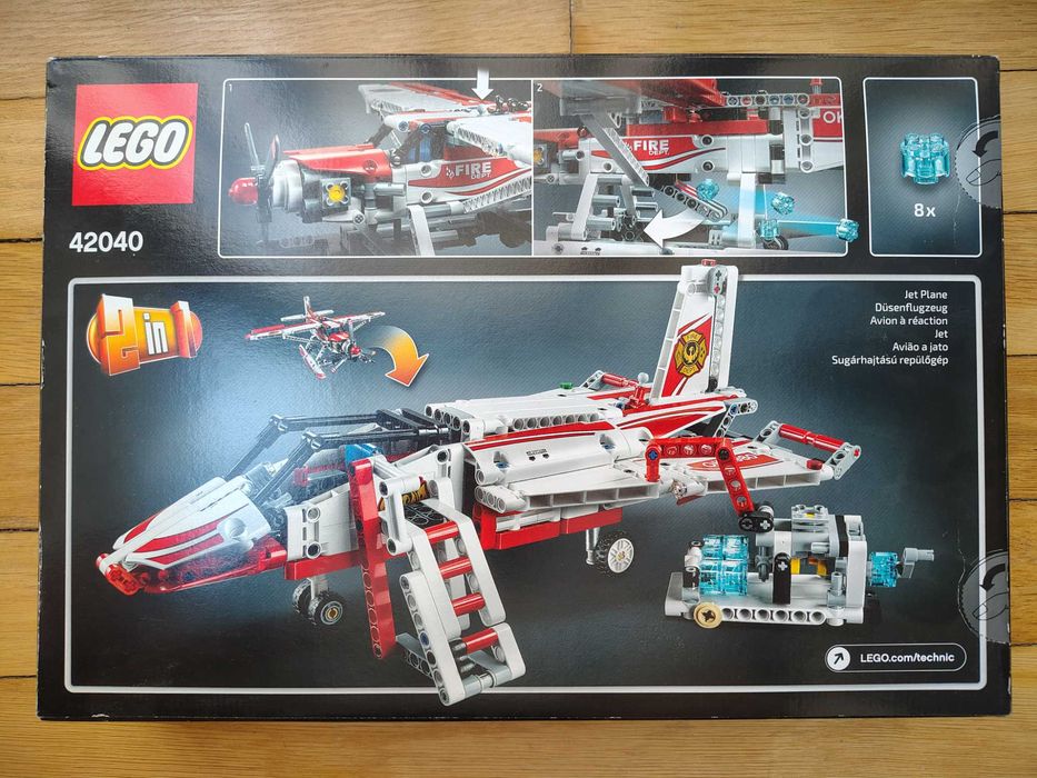 LEGO Technic 42040 Fire Plane | Novo | Caixa Selada | Raro