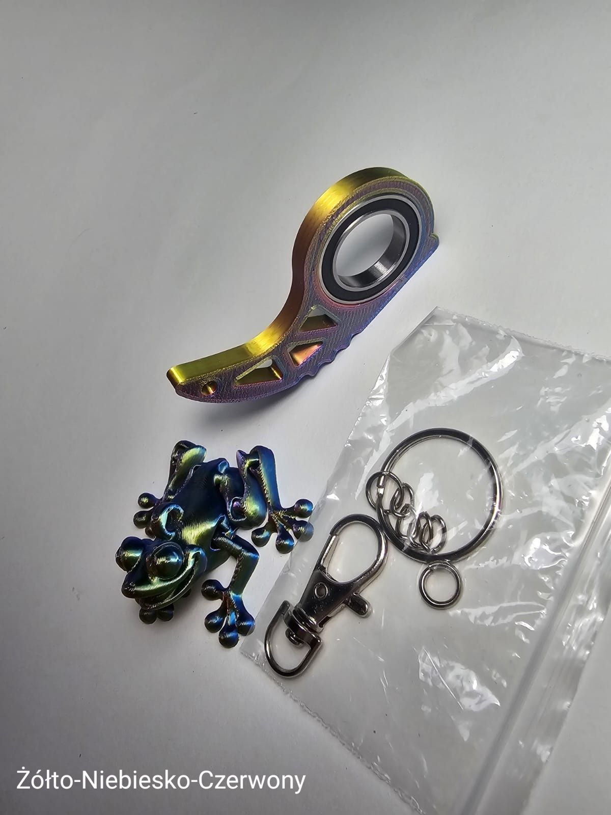 Zestaw: Keyrambit + Mini Żabka + Kółeczko | Wydruk 3D PLA