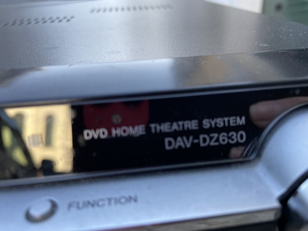 Sistema de som- dvd home theater system sony dav-dz630