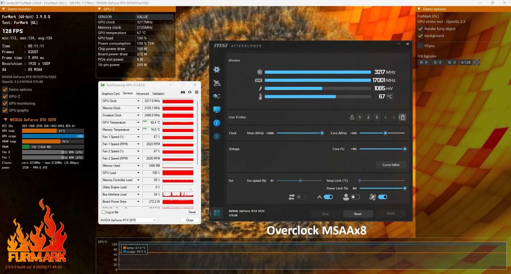 Asus RTX 5070 OC: нова ≈ 4070ti/RX 9700 в ігровий ПК ryzen/intel 5/7/9