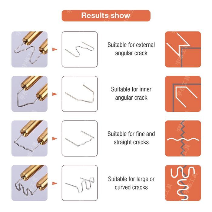 Степлер для пластику гарячий пістолет пластика пистолет для пайки скоб
