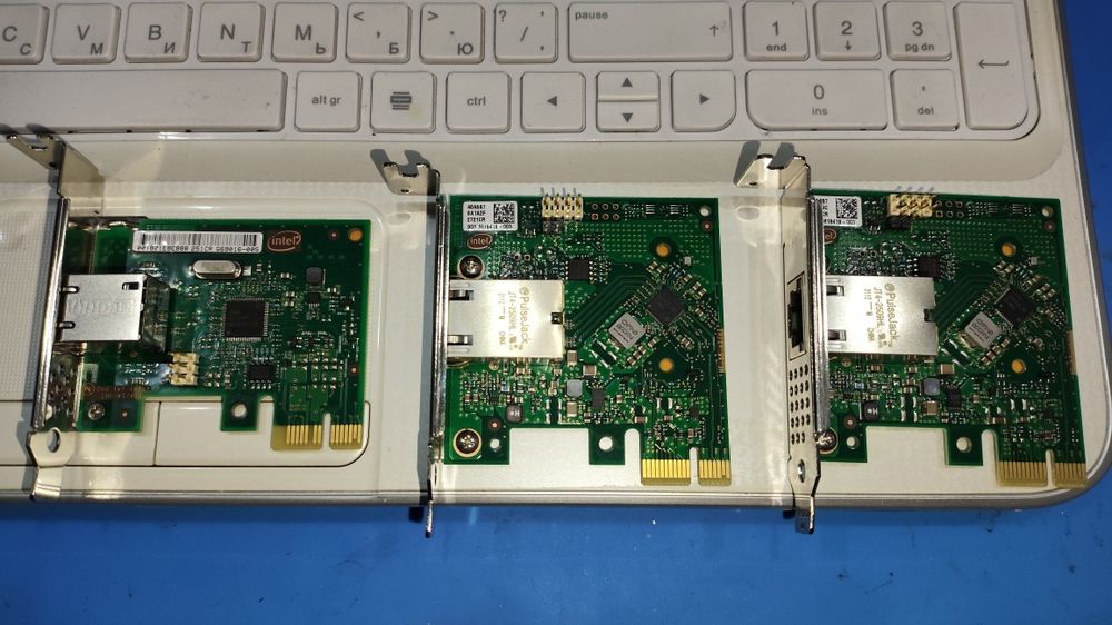 Мережеві карти Intel 2,5 гігабіта, БУ