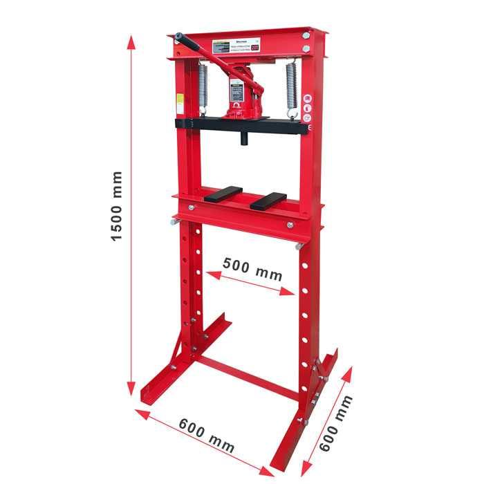 Prasa hydrauliczna warsztatowa 20 t ton + pryzmy PH2 - NOWA