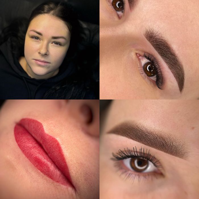 МОДЕЛІ знижка Перманентний макіяж пудрові брови акварельні губи міжвій