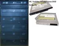 Napęd/y DVD nagrywarka, DVD-Rom DVD/RW stacjonarne i Laptop