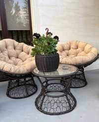 Крісло  з техноротангу, садові меблі,з ротангу крісло для відпочинку