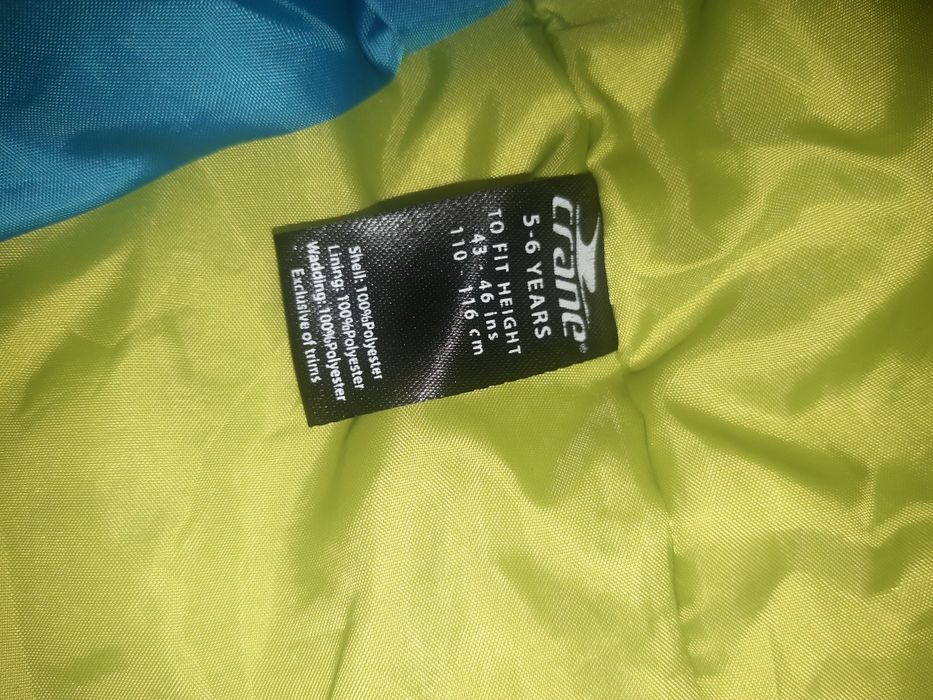 Kurtka narciarska Crane dla chłopca, rozm.110/116