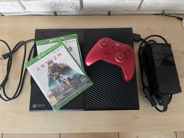 Konsola XBOX ONE + PAD + GRY komplet gracza do gier oryginał plomby