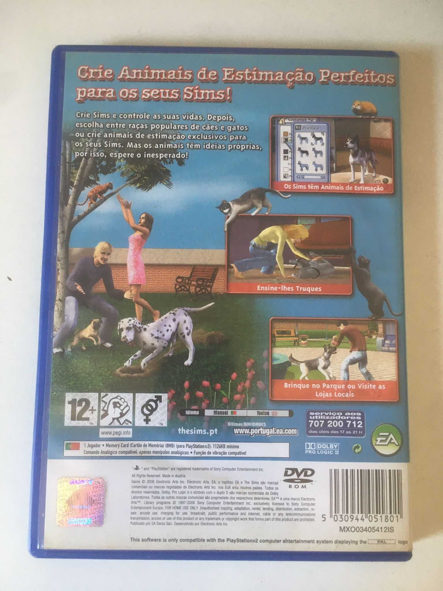 PS2 - Os Sims 2: Animais de Estimação
