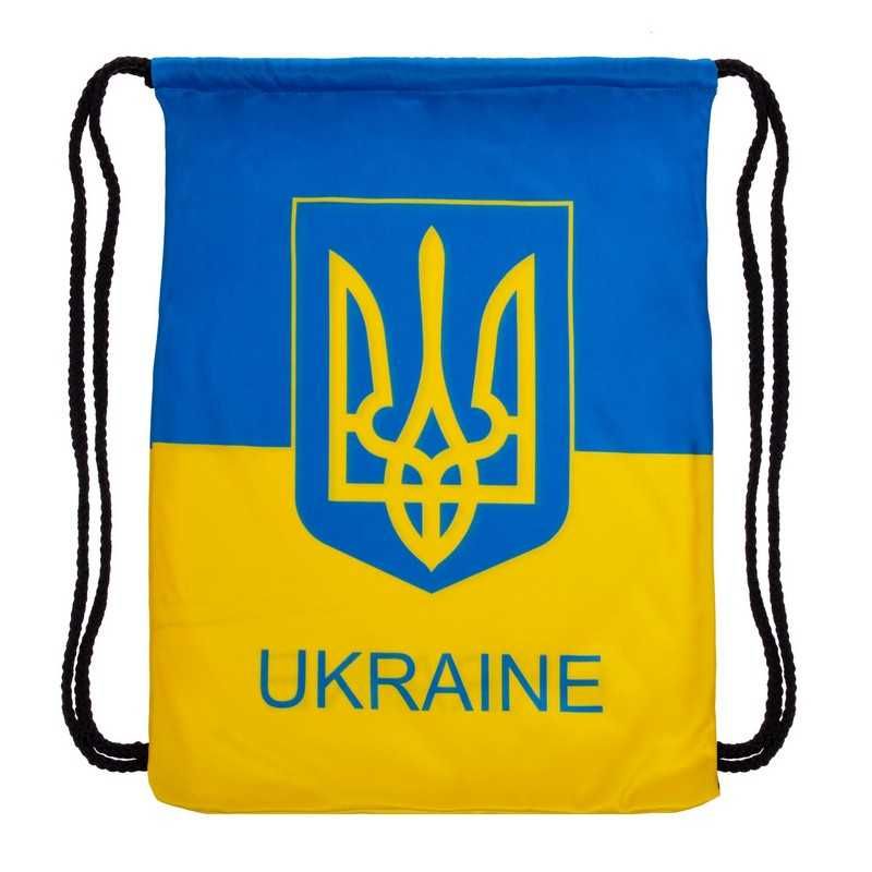 Рюкзак-мішок SP-Sport UKRAINE GA-4433-UKR (жовтий-блакитний)