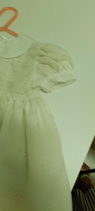 Vestido de menina para batismo usado 1 dia. Para 4 meses