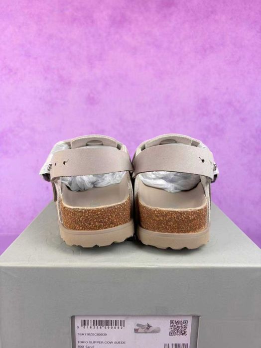 Мюли Dior x Birkenstock Milk мюлі діор біркешток тапки диор биркеншток