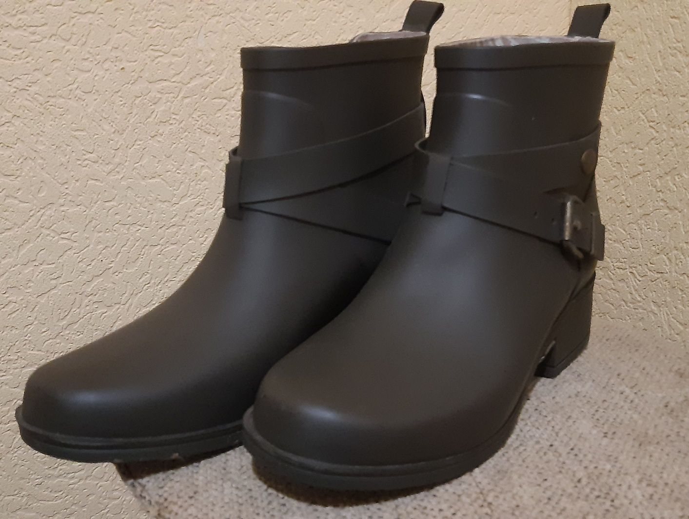 Сапоги резиновые женские Lucky Brand Rindah Rain Olive размер 38
