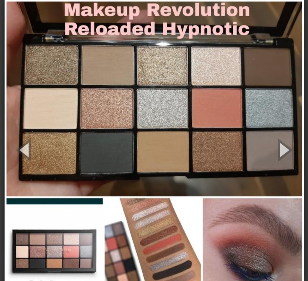 палетка теней W7 Makeup Revolution re-loaded