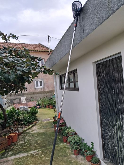 Cabo telescópico gardena 160-290 cm + colhedor de frutas