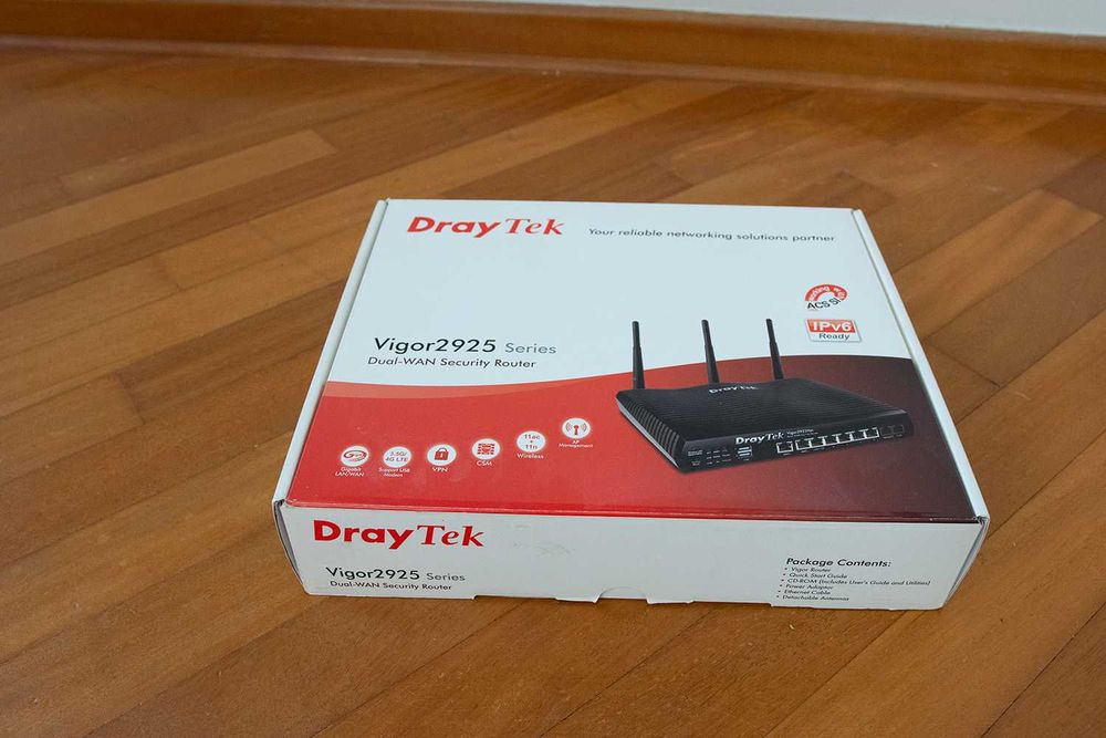 DrayTek Vigor 2925ac - 2x Gigabit WAN 5x Gigabit LAN 50x VPN, WLAN USB