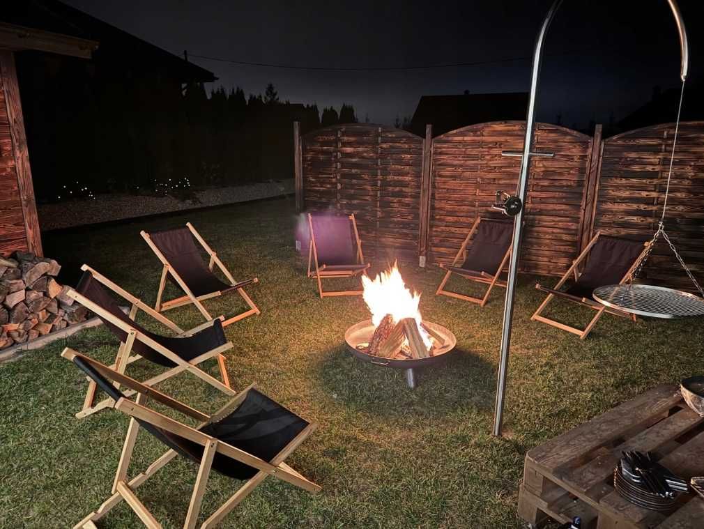 leżak ogrodowy leżak drewniany składany leżak plażowy - Nowy!
