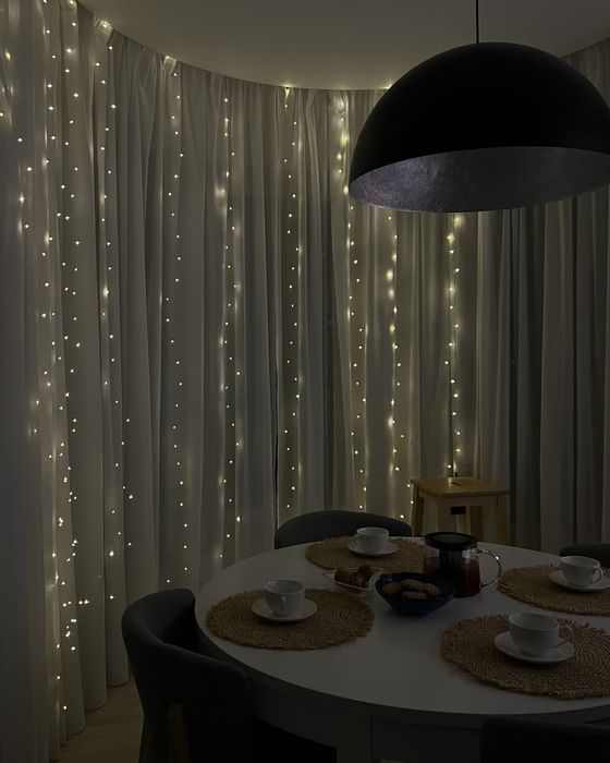 Гірлянда штора до павербанку/ розетки