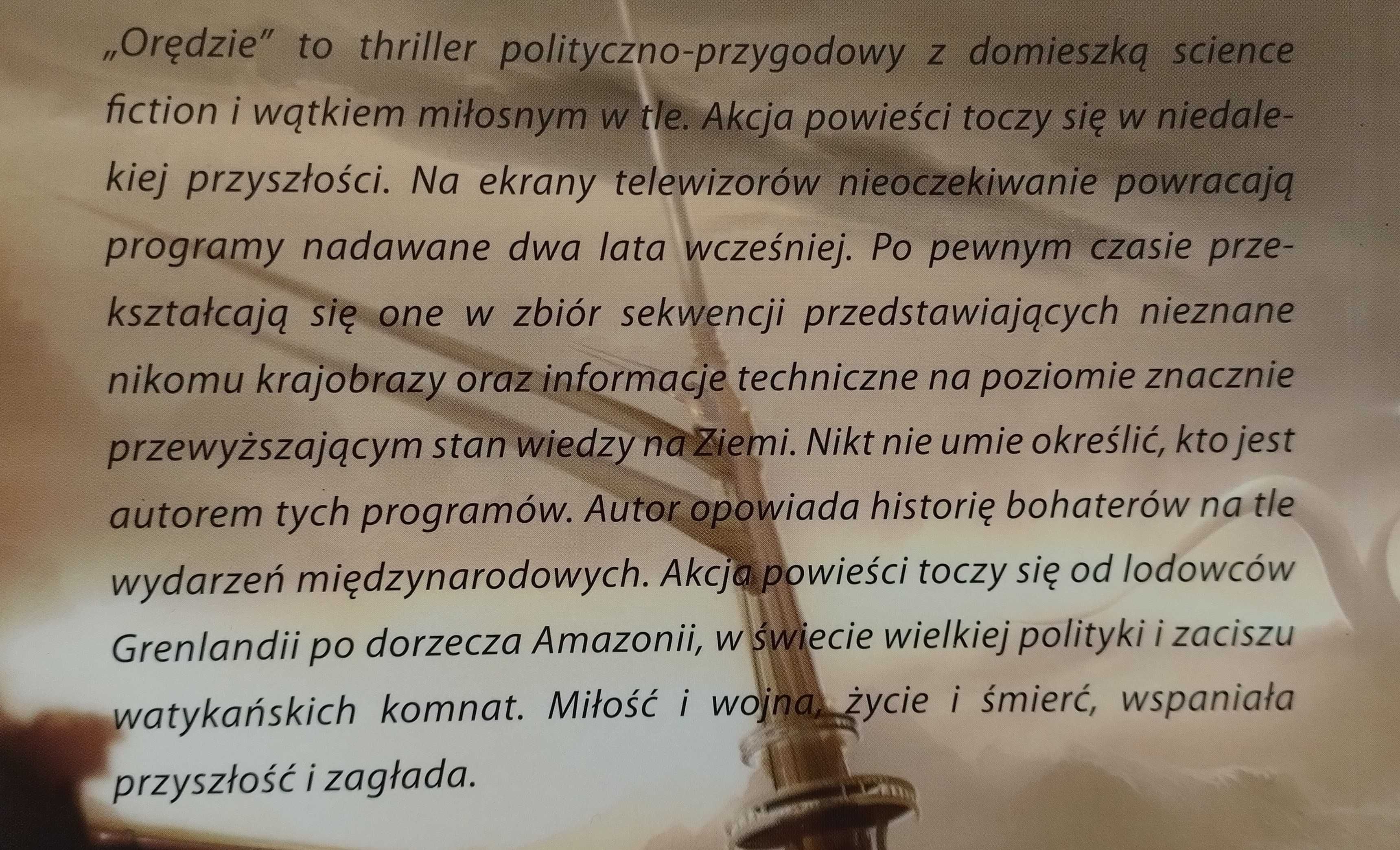 Orędzie Tajemnica Przyszłości geopolityczna SF + zegarek gratis