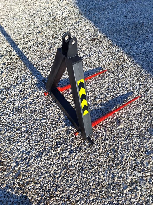 widły do bel podnośnik na tył ciągnika do bel balotów siana widły kute