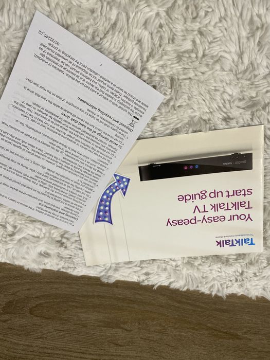 Talk Talk TV and Internet