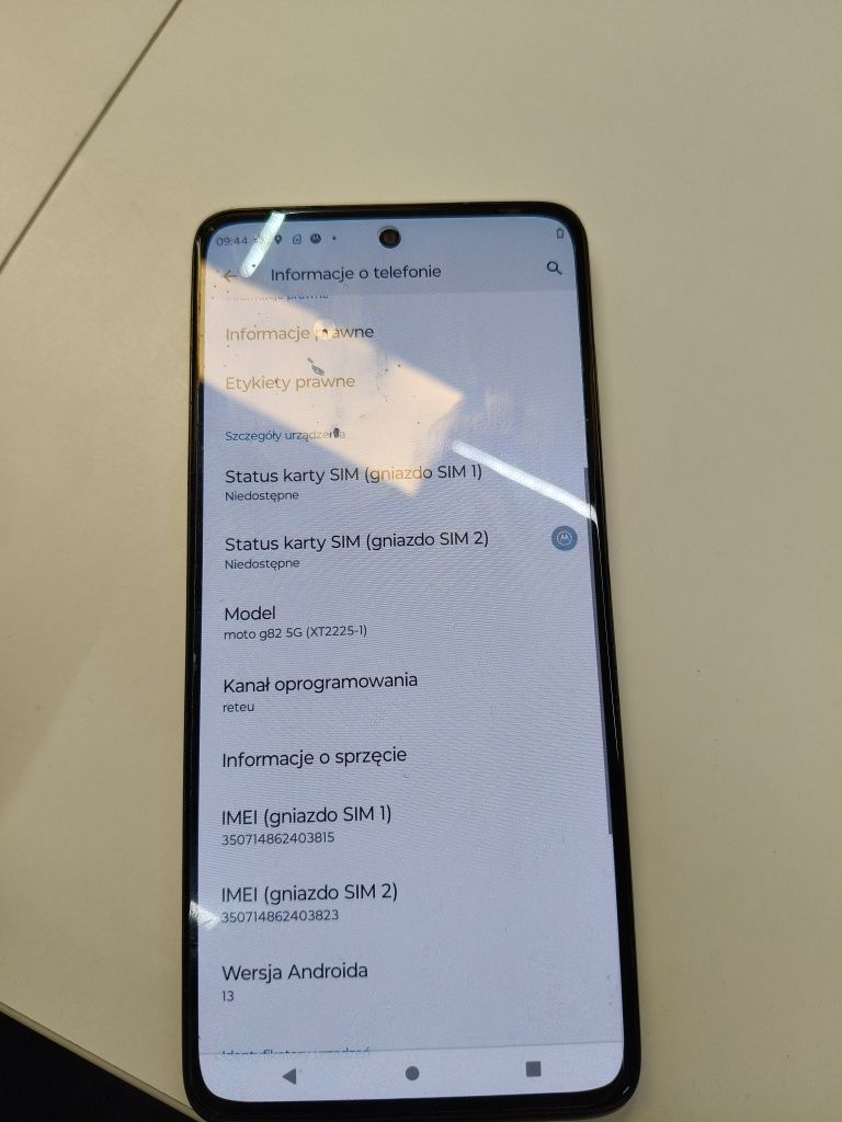 Smartfon Motorola Moto G82 5g